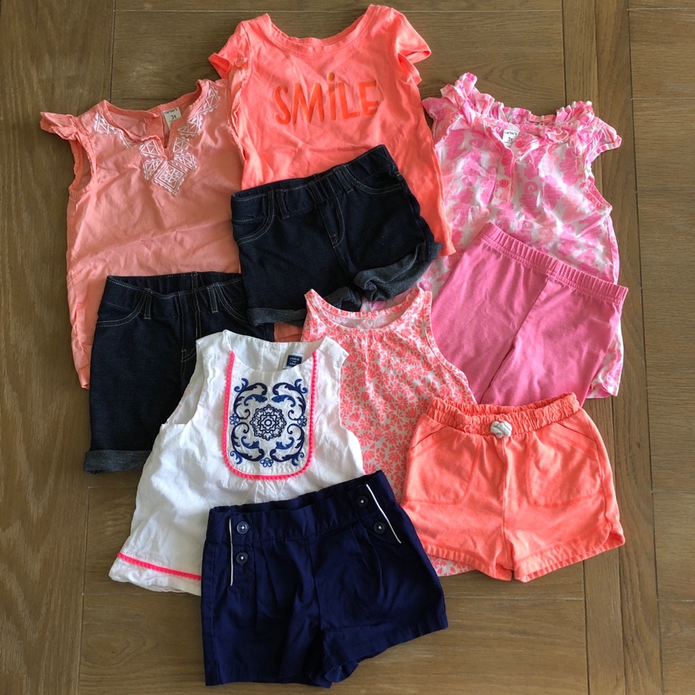 5 Adorable Outfits- Girls Size 3/3T